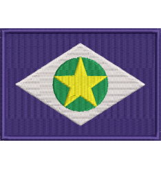 Matriz de Bordado Mato Grosso Bandeira 