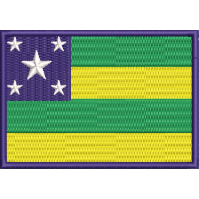 Matriz de Bordado Sergipe Bandeira 