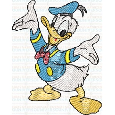 Matriz de Bordado Pato Donald