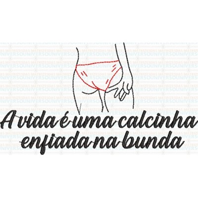 Matriz de Bordado Calcinha 