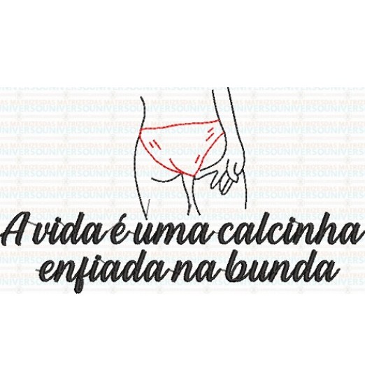 Matriz de Bordado Calcinha 