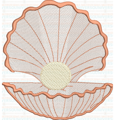 Matriz de Bordado Concha 