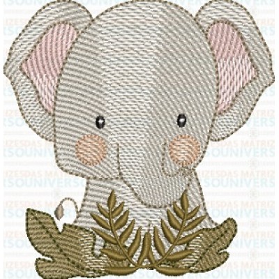 Elefante Folhagem 