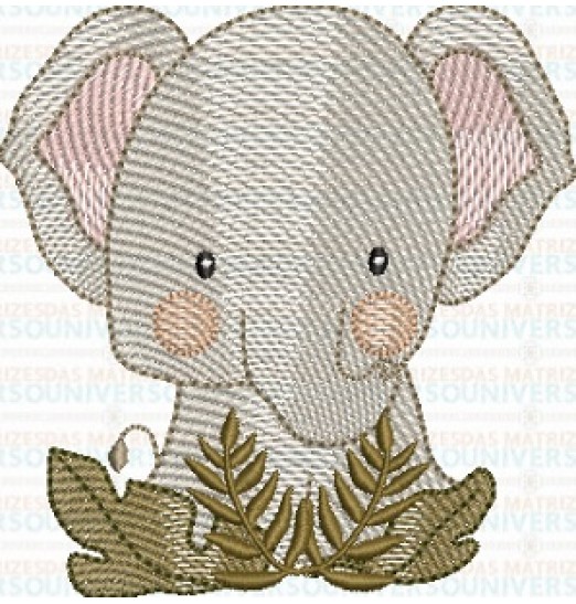 Elefante Folhagem 