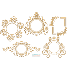 Matriz de Bordado Coleção Molduras 01