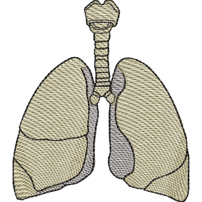 Matriz de Bordado Pulmão 